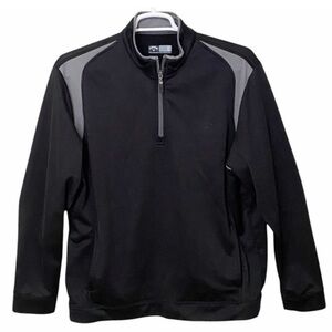 Callaway Men’s XL Golf 1/4 Zip Pullover Black Gray Long Sleeve Performance Top